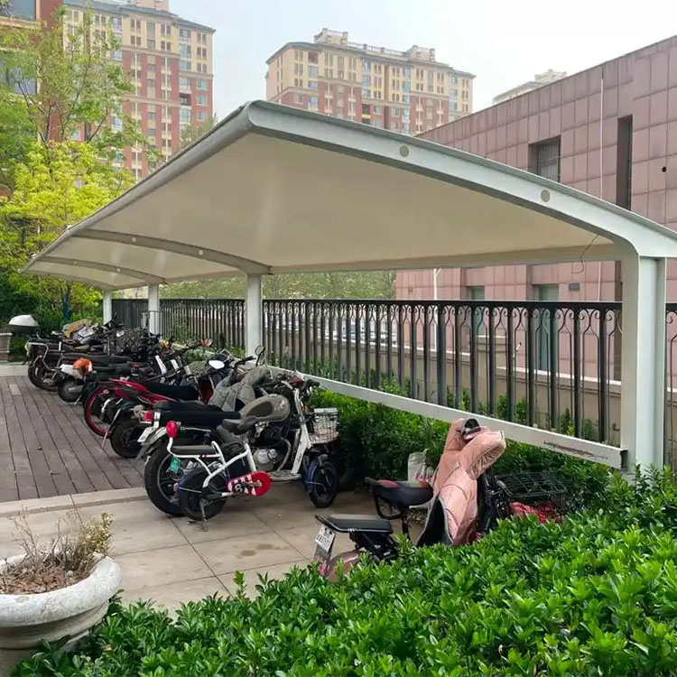 甘南膜结构电动车棚